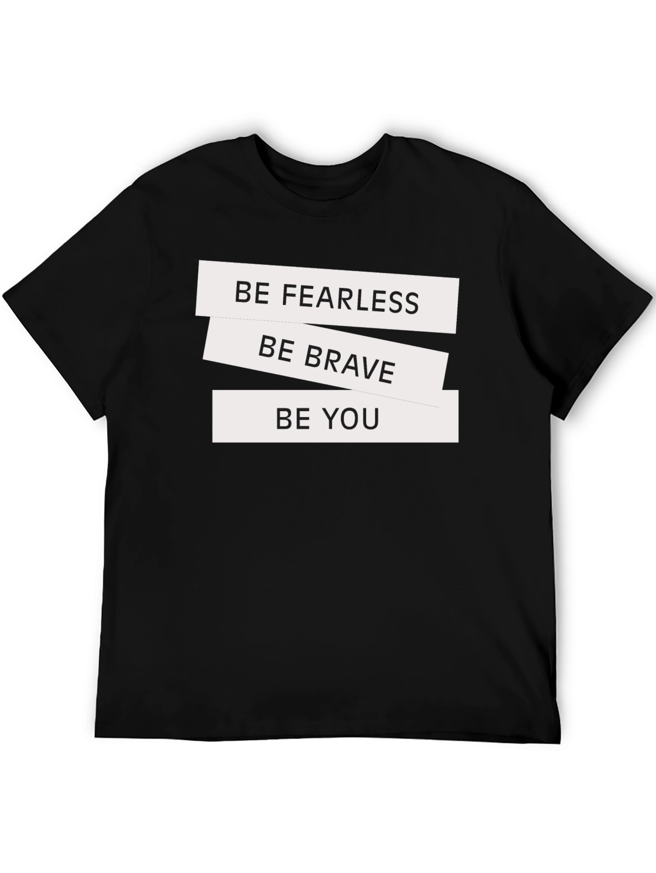 Be Fearless Graphic Tee - Black T-Shirt