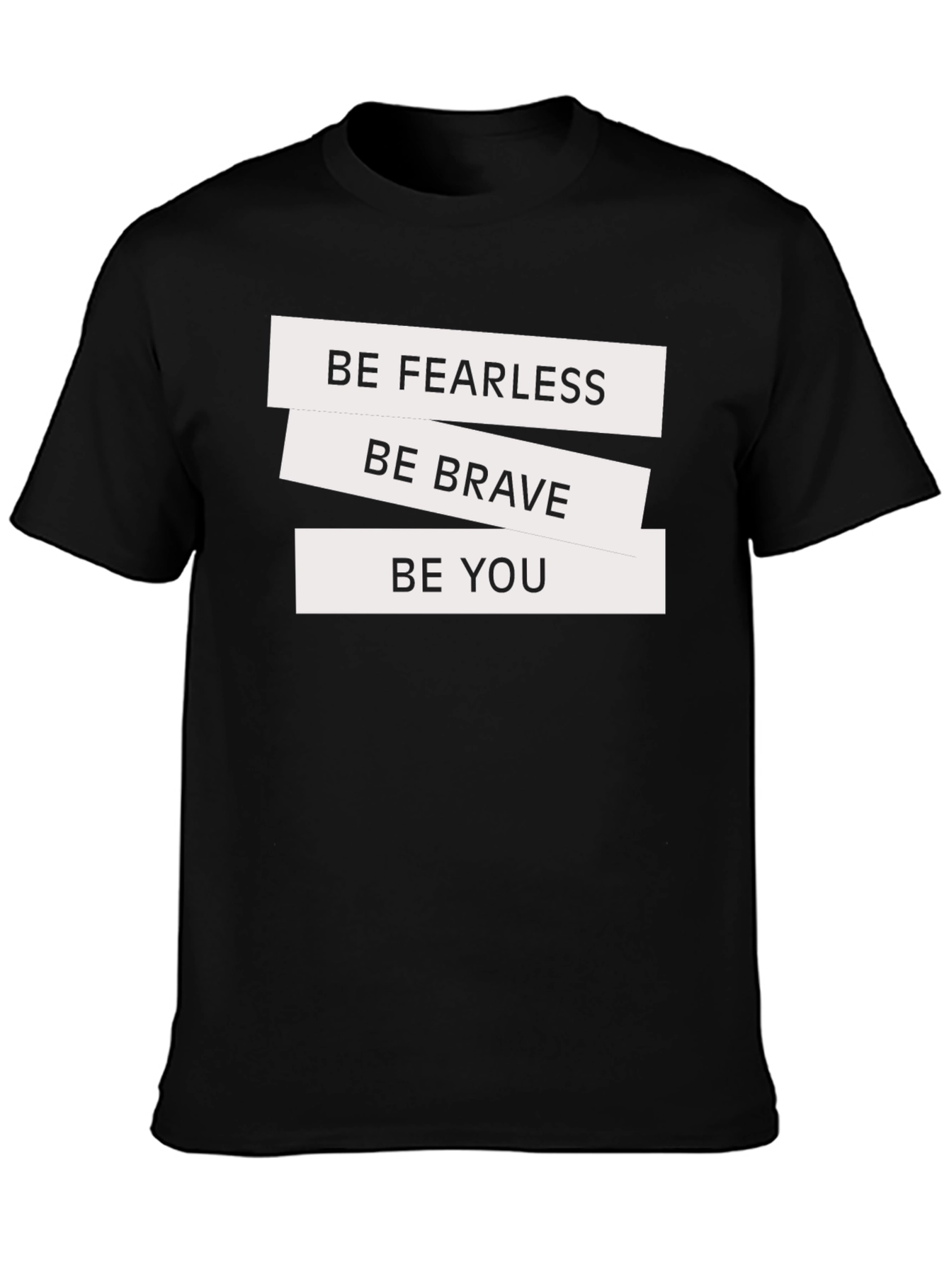 Be Fearless Graphic Tee - Black T-Shirt
