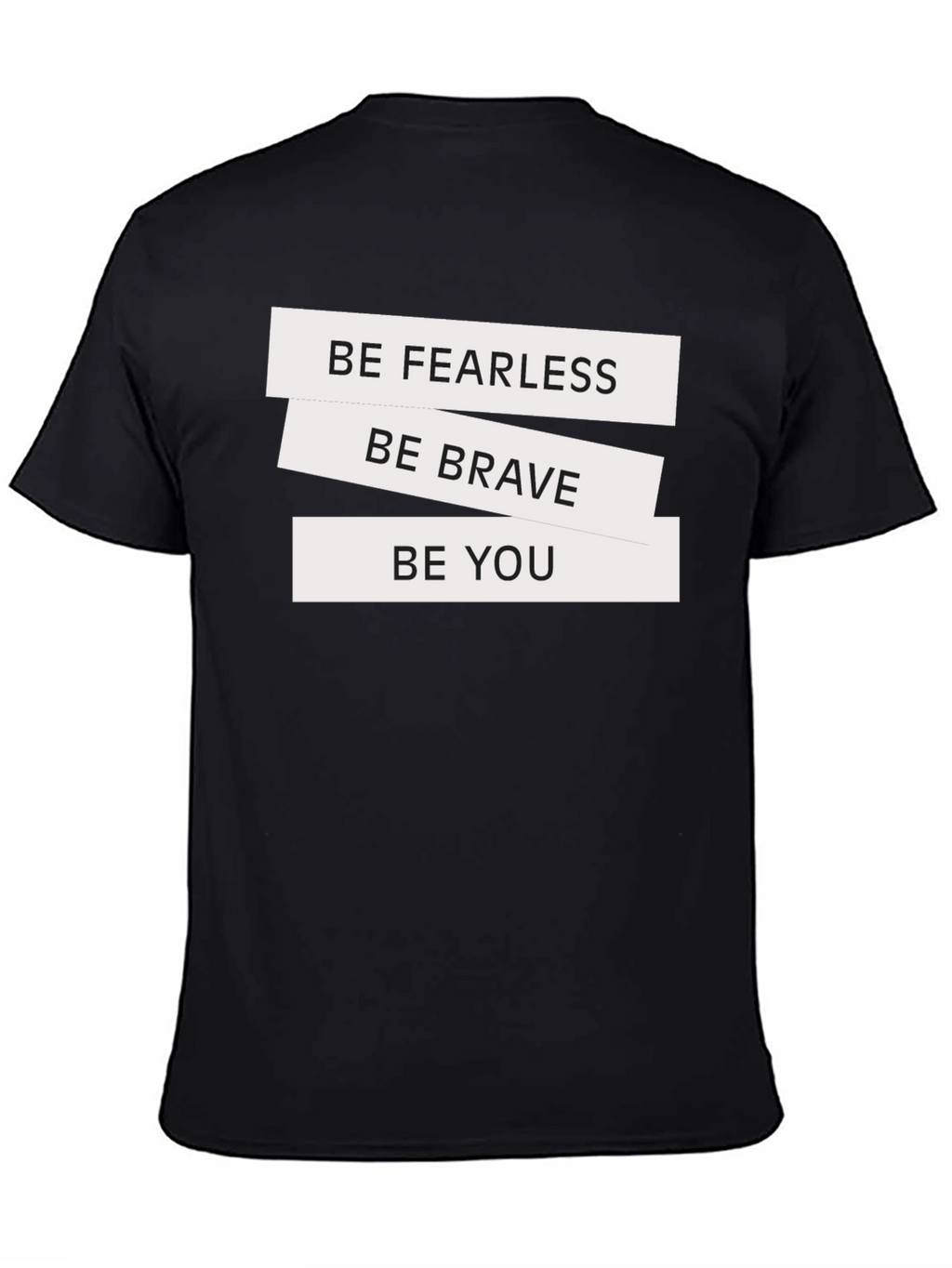 Be Fearless Graphic Tee - Black T-Shirt