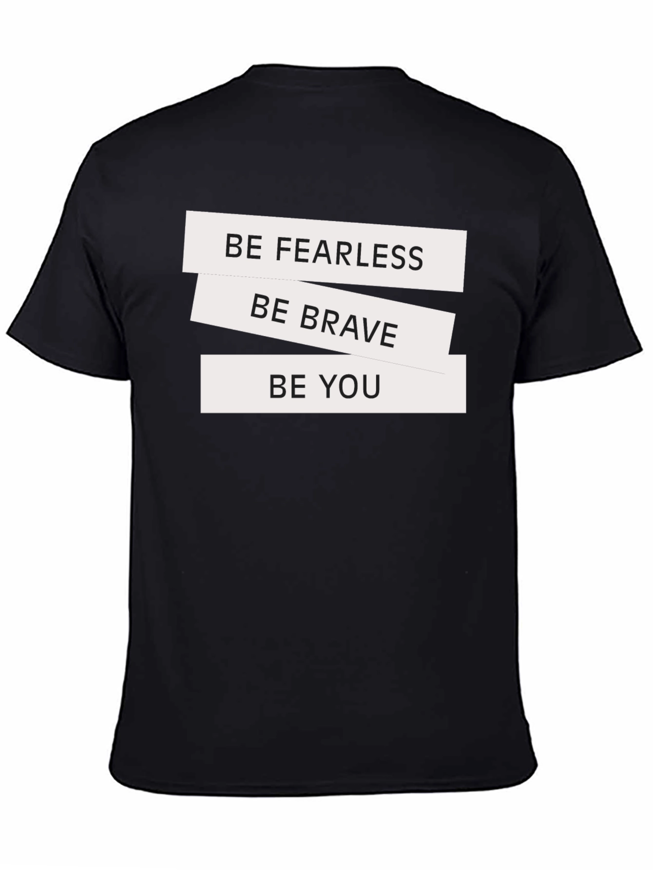 Be Fearless Graphic Tee - Black T-Shirt