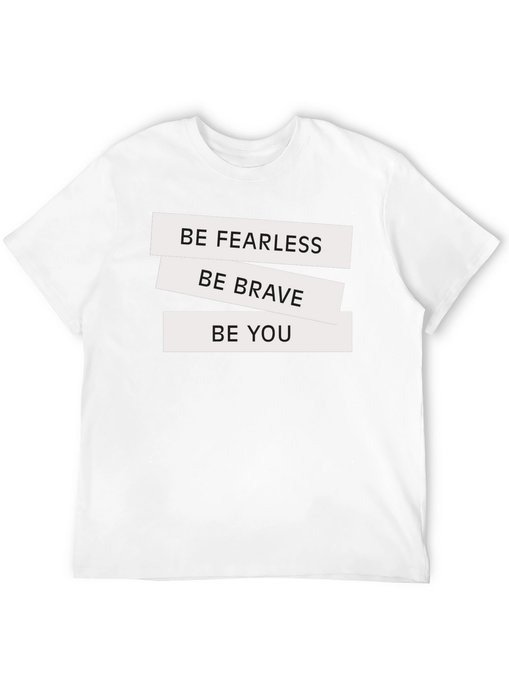 Be Fearless Graphic Tee - Black T-Shirt