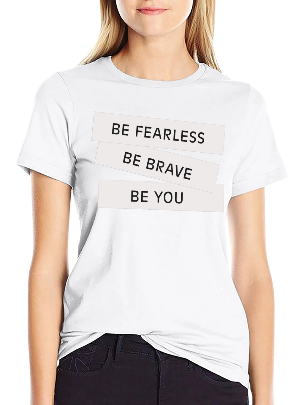 Be Fearless Graphic Tee - Black T-Shirt