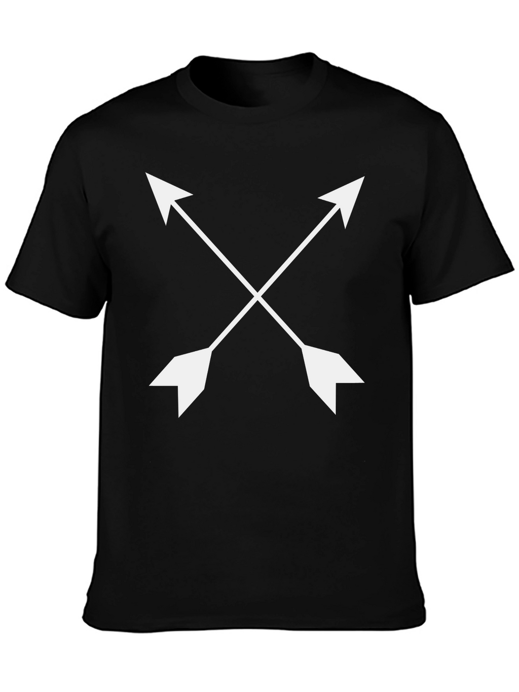 Crossed Arrows Graphic Tee - Black
