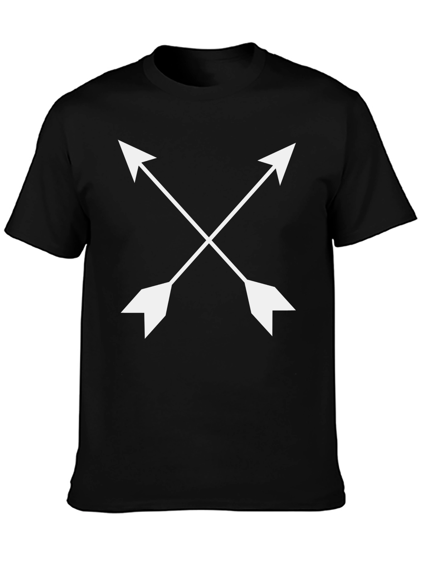 Crossed Arrows Graphic Tee - Black