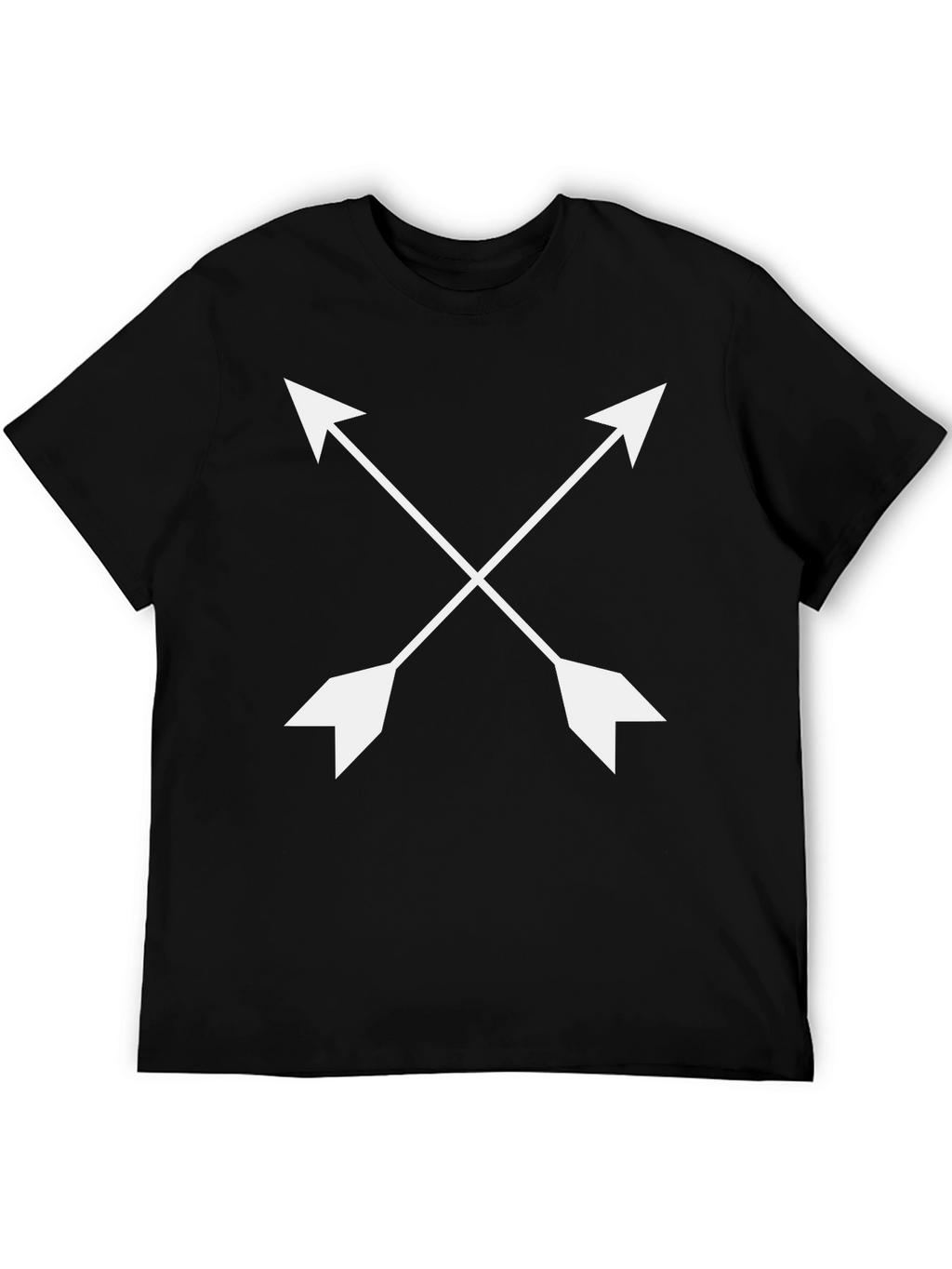Crossed Arrows Graphic Tee - Black