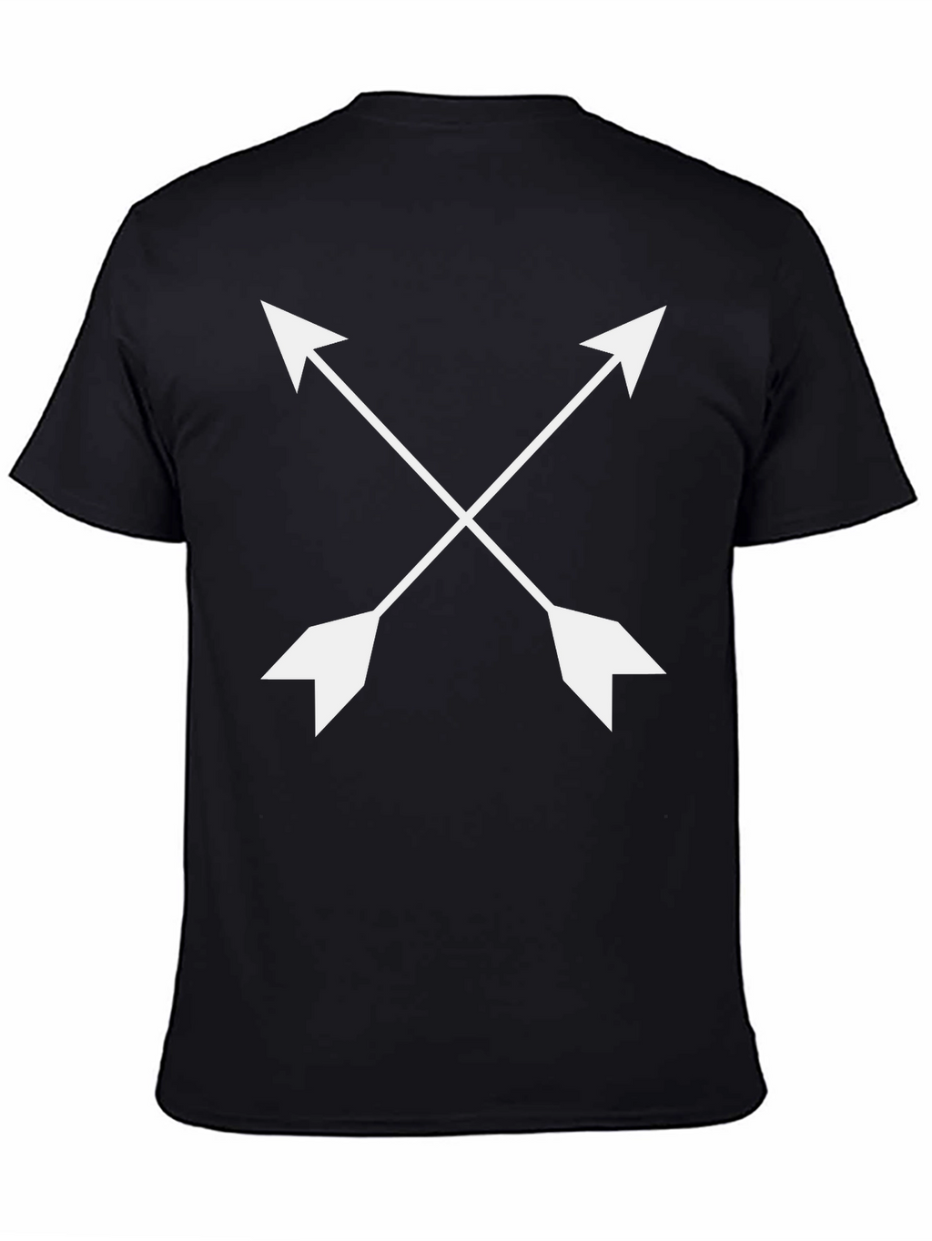 Crossed Arrows Graphic Tee - Black