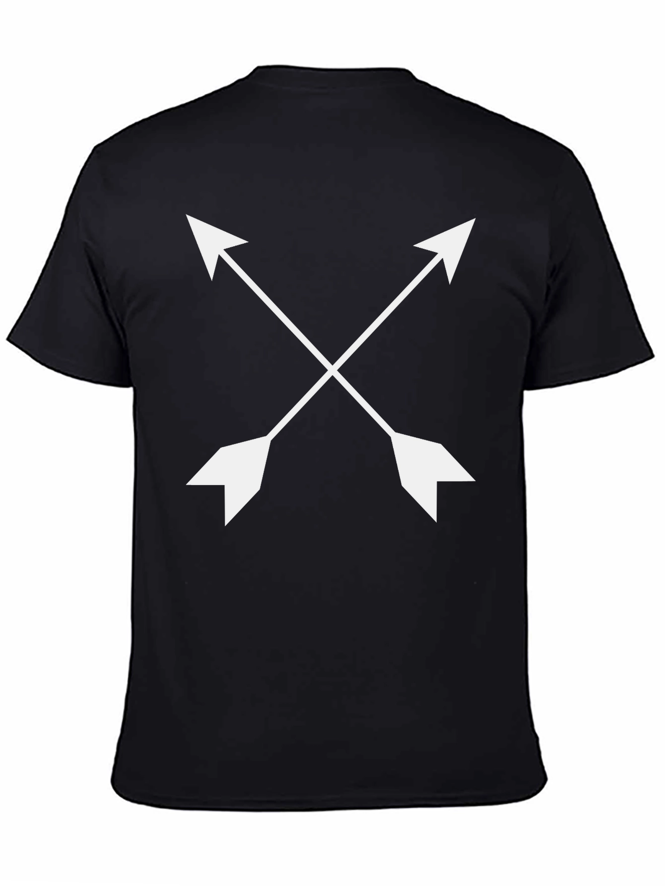 Crossed Arrows Graphic Tee - Black