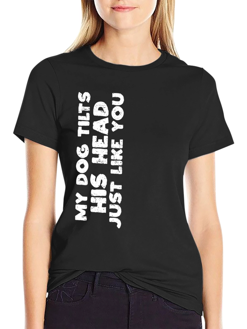 Dog Tilts Head Funny T-Shirt