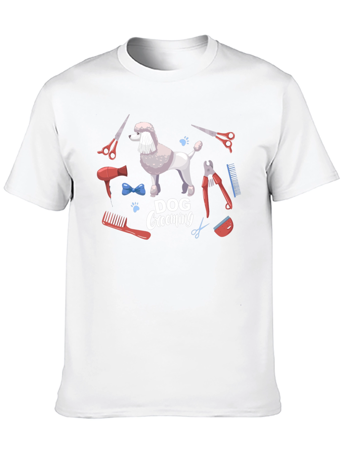 Dog Grooming T-Shirt Poodle Tee Pet Lover Gift