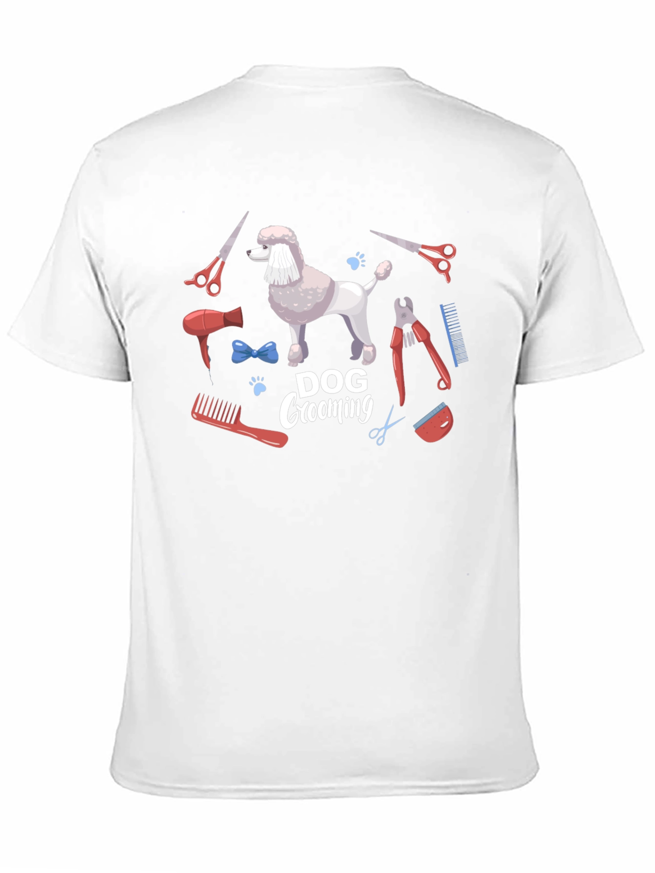 Dog Grooming T-Shirt Poodle Tee Pet Lover Gift