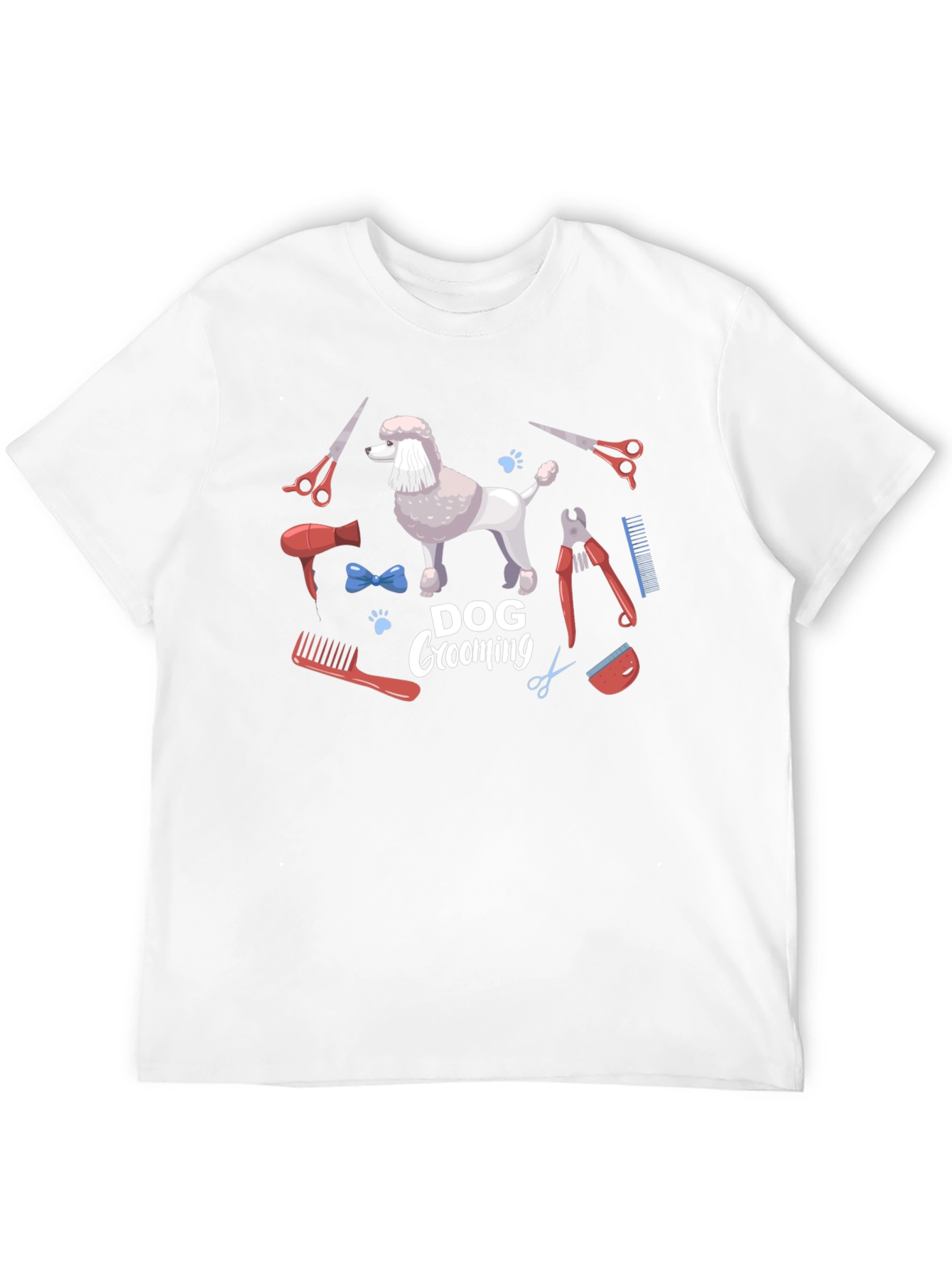 Dog Grooming T-Shirt Poodle Tee Pet Lover Gift