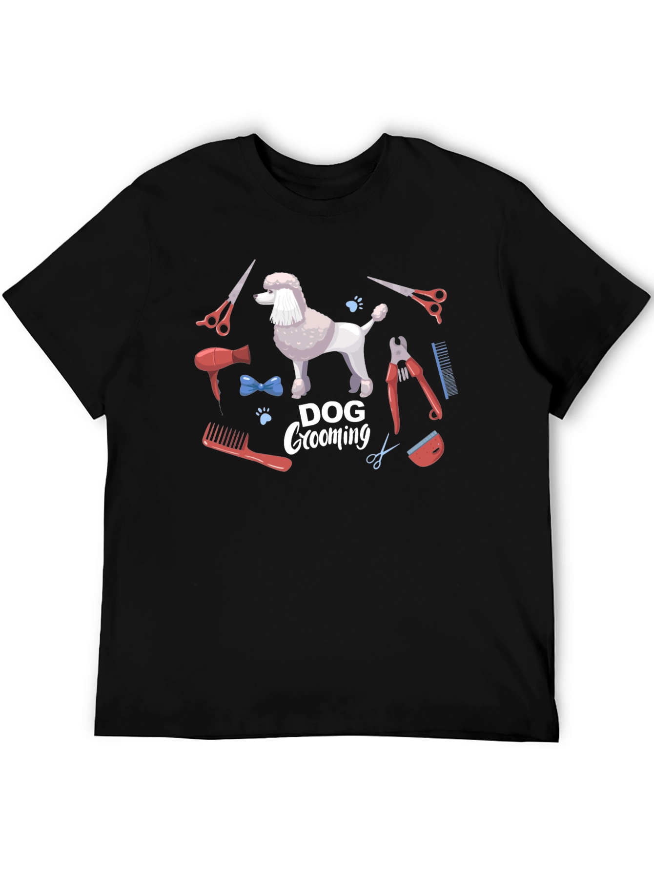 Dog Grooming T-Shirt Poodle Tee Pet Lover Gift
