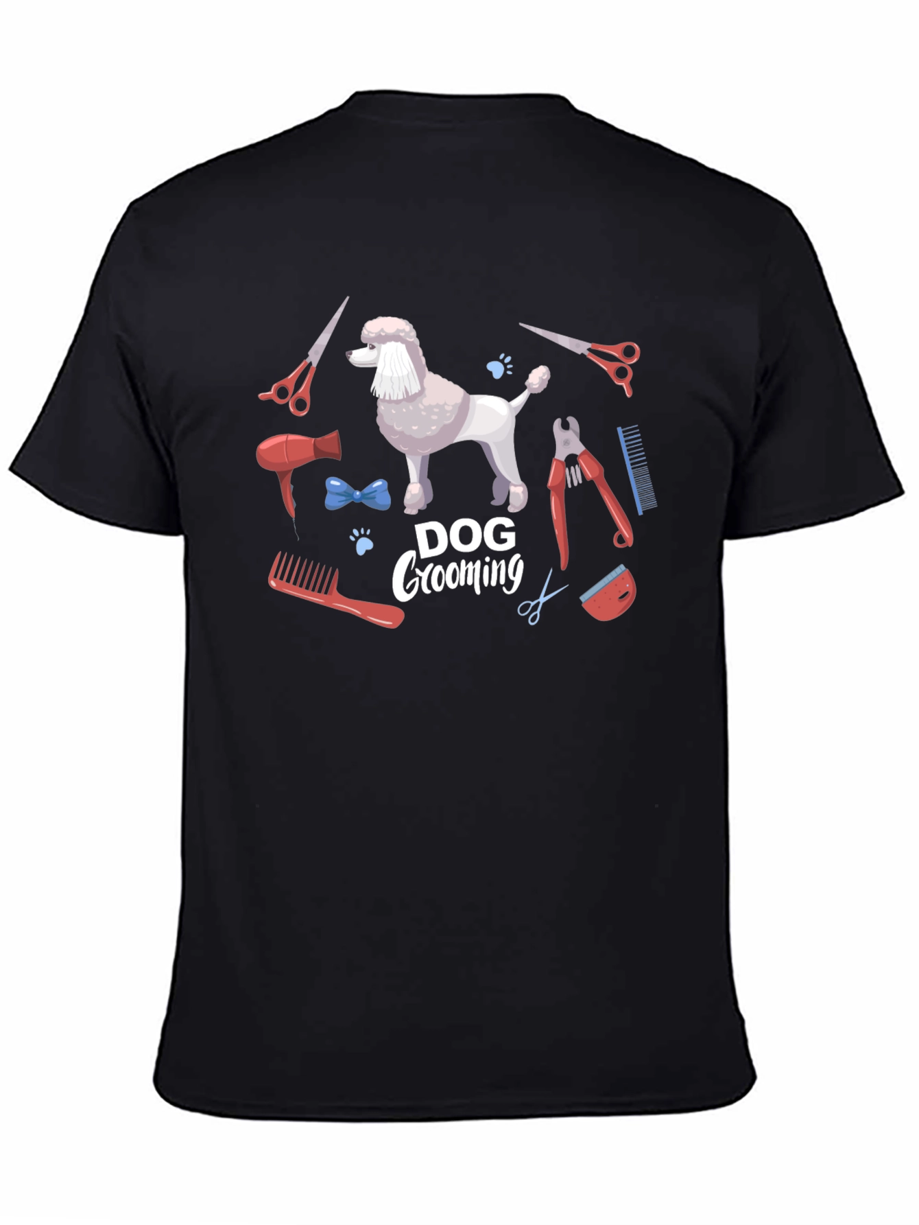 Dog Grooming T-Shirt Poodle Tee Pet Lover Gift
