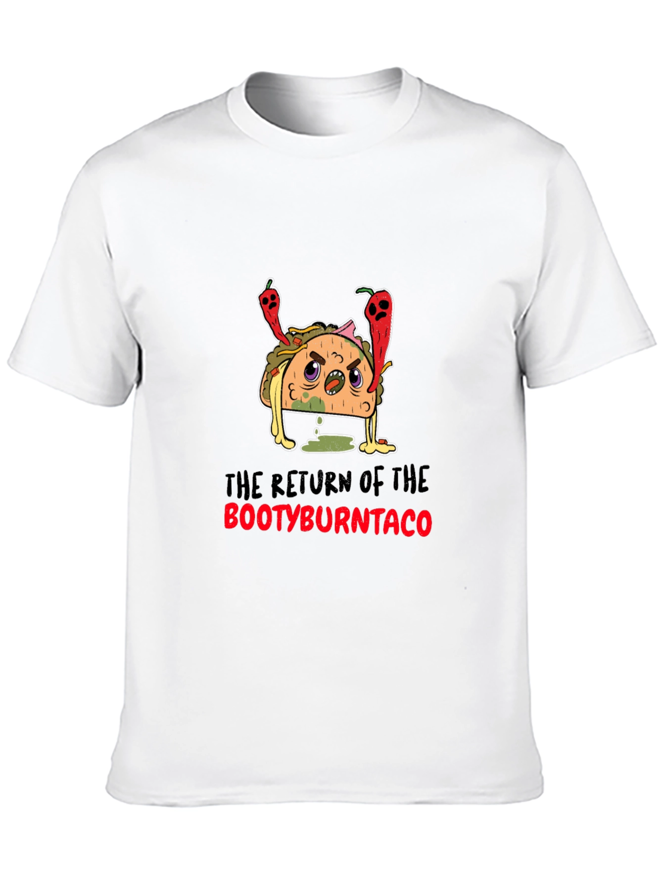 Bootyburntaco Graphic Tee - Black T-Shirt