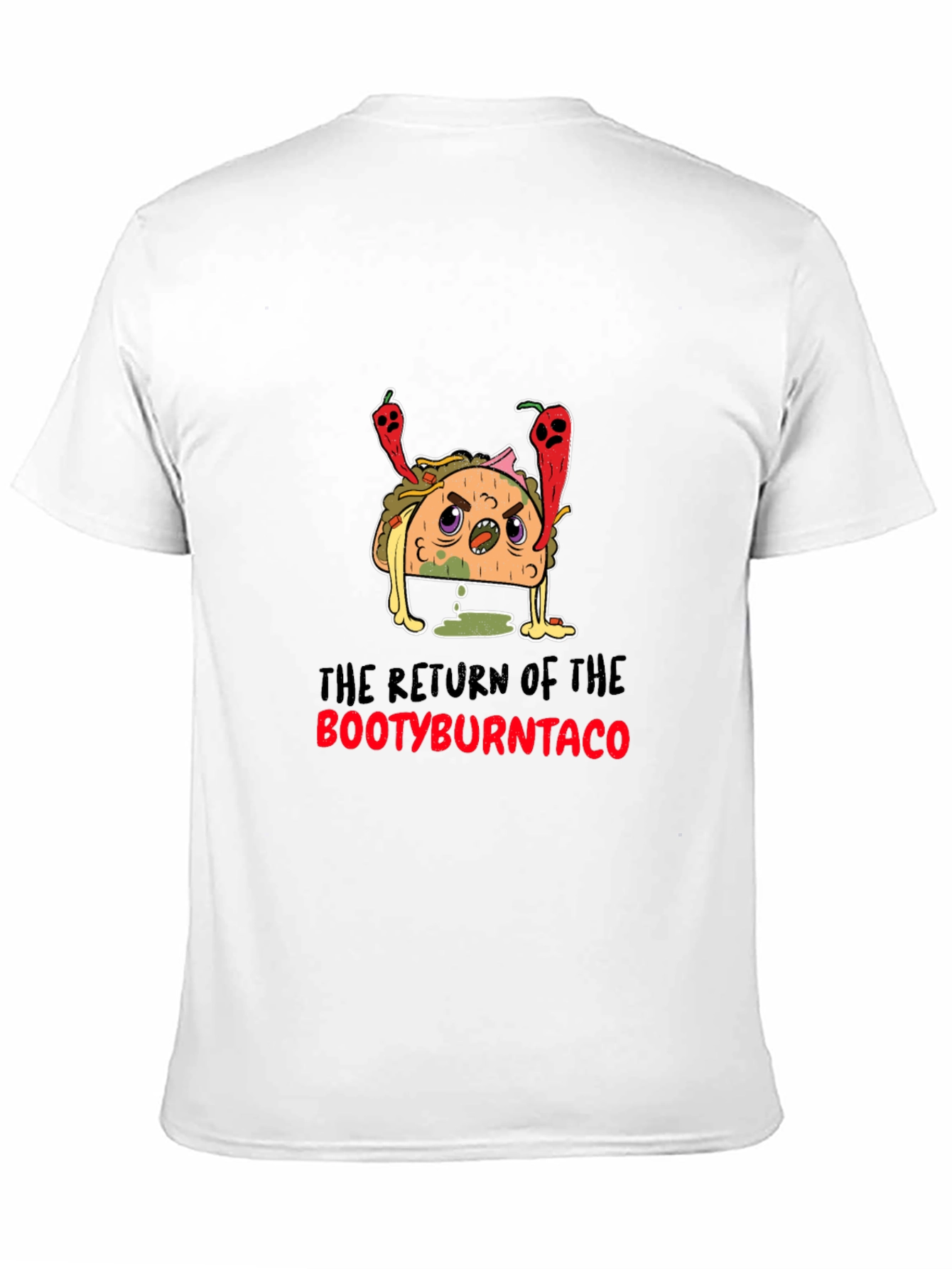 Bootyburntaco Graphic Tee - Black T-Shirt