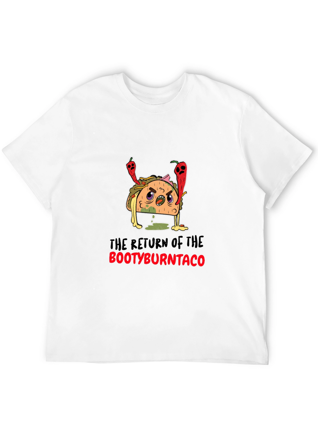 Bootyburntaco Graphic Tee - Black T-Shirt