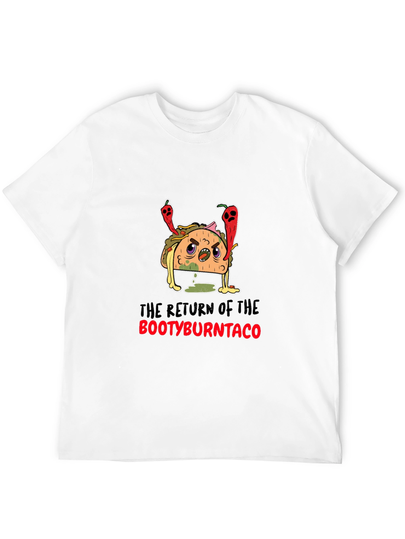 Bootyburntaco Graphic Tee - Black T-Shirt