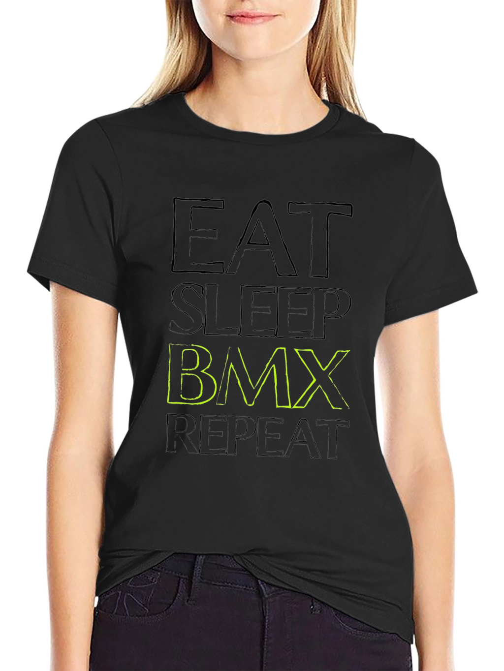 Eat Sleep BMX Repeat Graphic T-Shirt