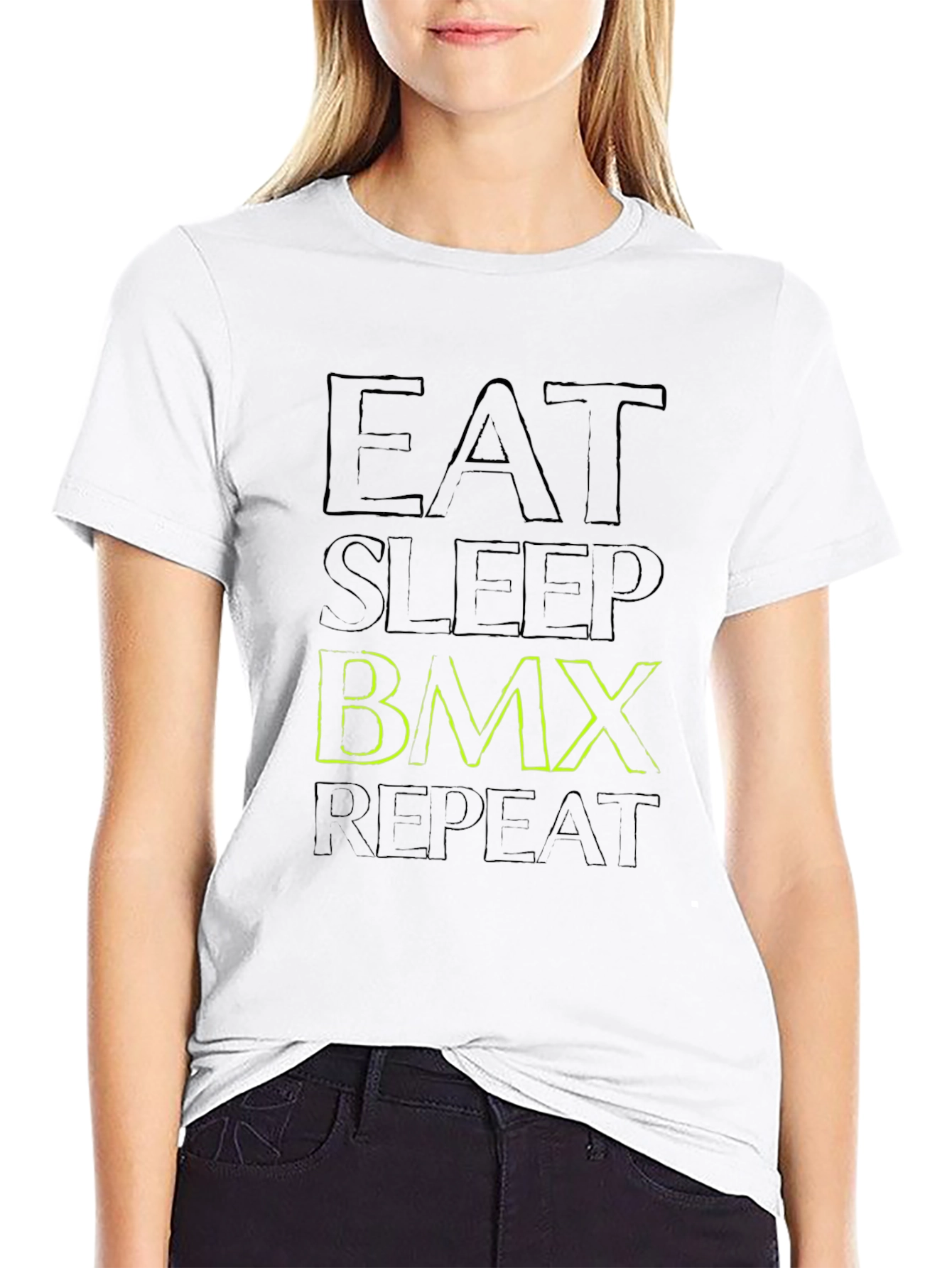 Eat Sleep BMX Repeat Graphic T-Shirt