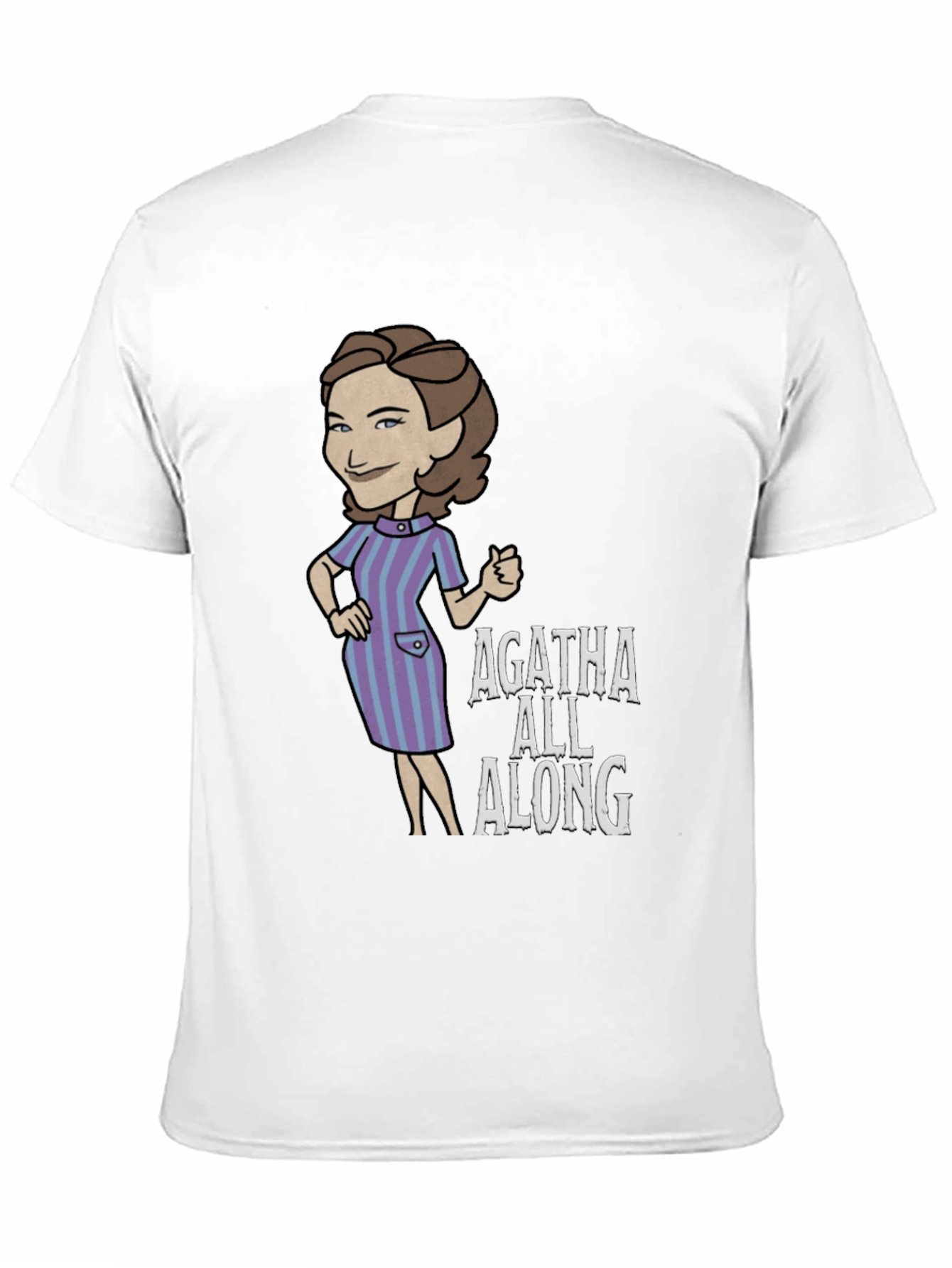 Agatha All Along Graphic Tee - Black Cotton T-Shirt