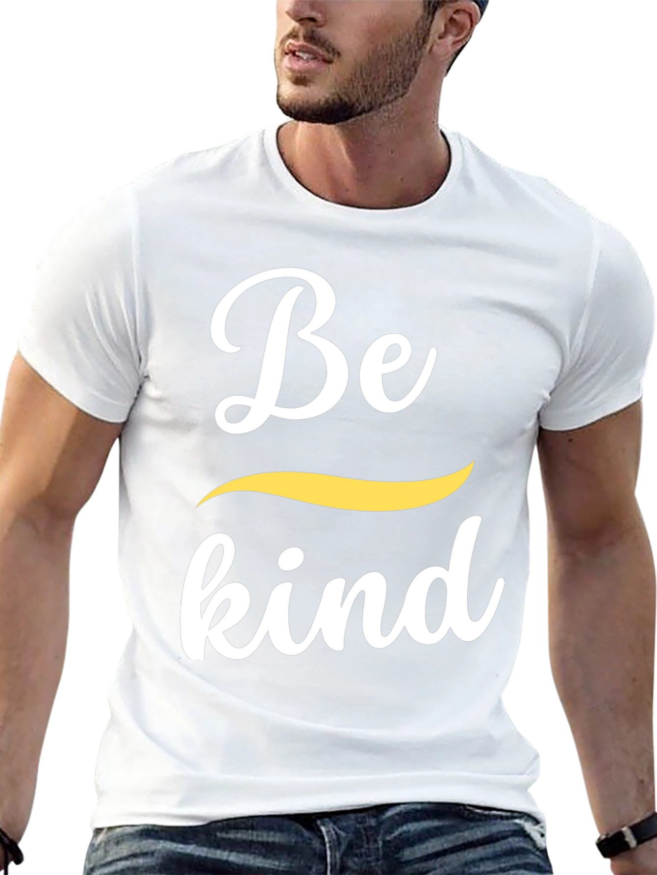 Be Kind Graphic Tee - Black Short Sleeve Shirt