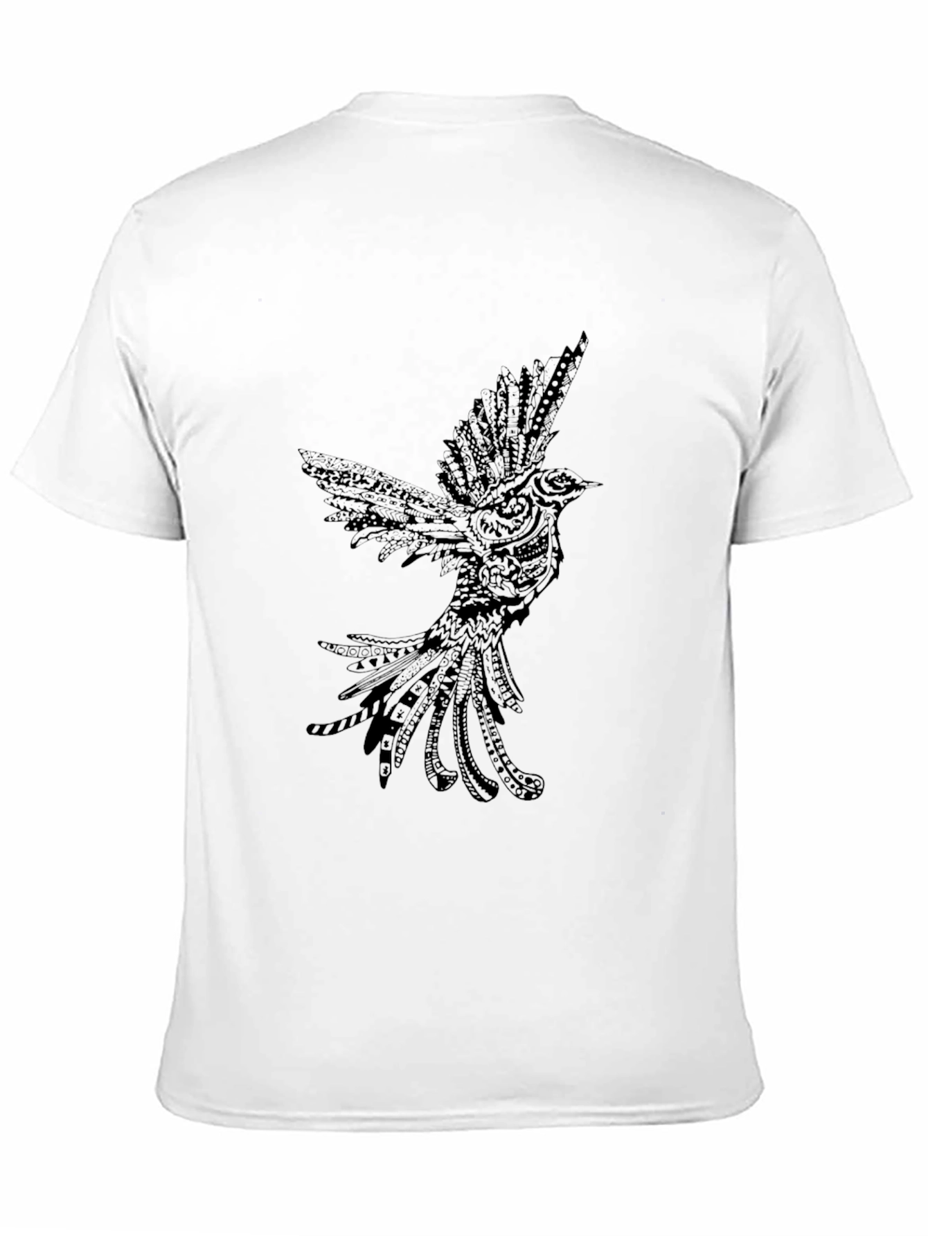 Black Bird Graphic Tee - Stylish Mens Shirt