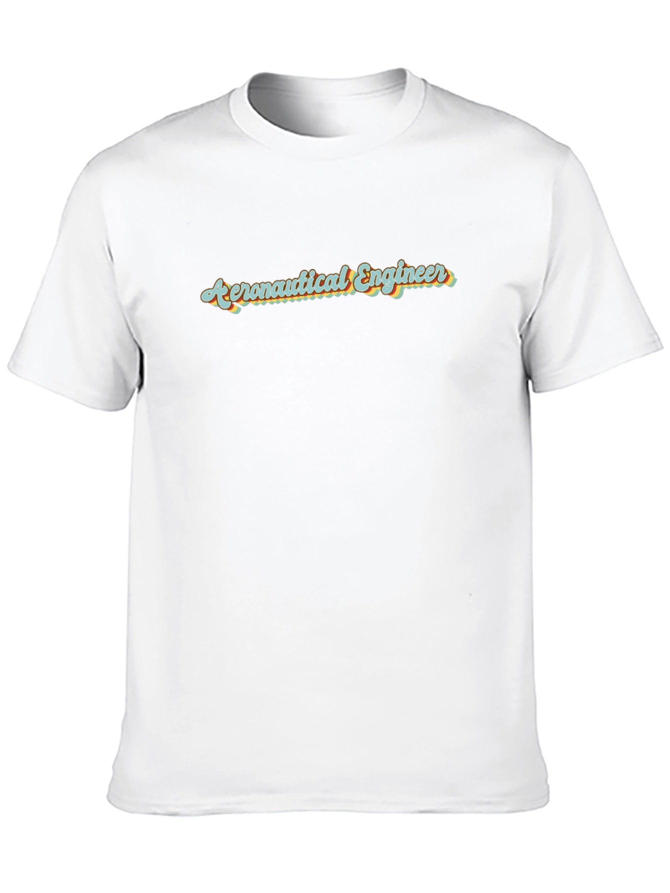 Aeronautical Engineer Retro T-Shirt - Black