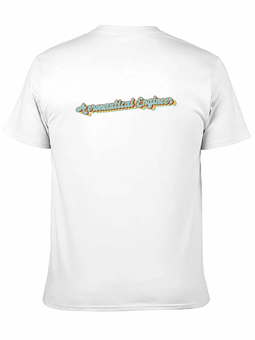 Aeronautical Engineer Retro T-Shirt - Black