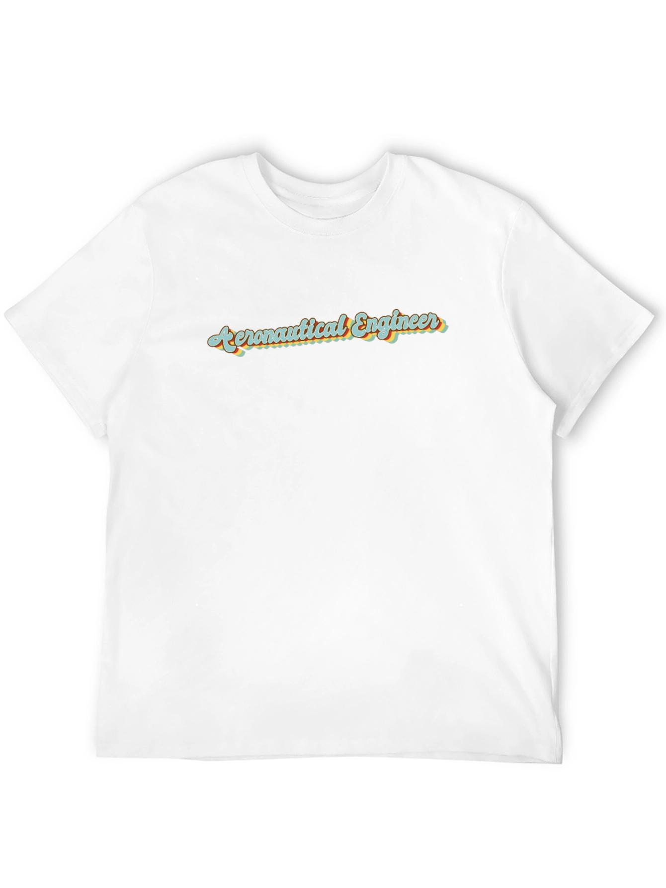 Aeronautical Engineer Retro T-Shirt - Black