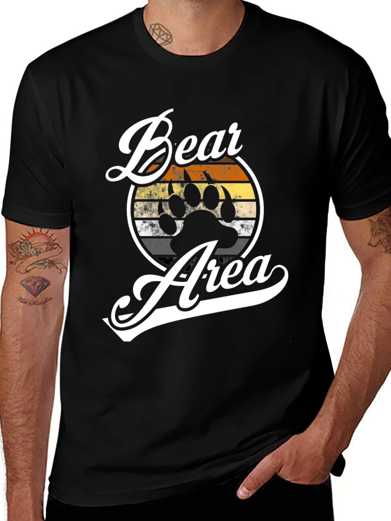 Bear Area T-Shirt - Prideful Animal Graphic Tee