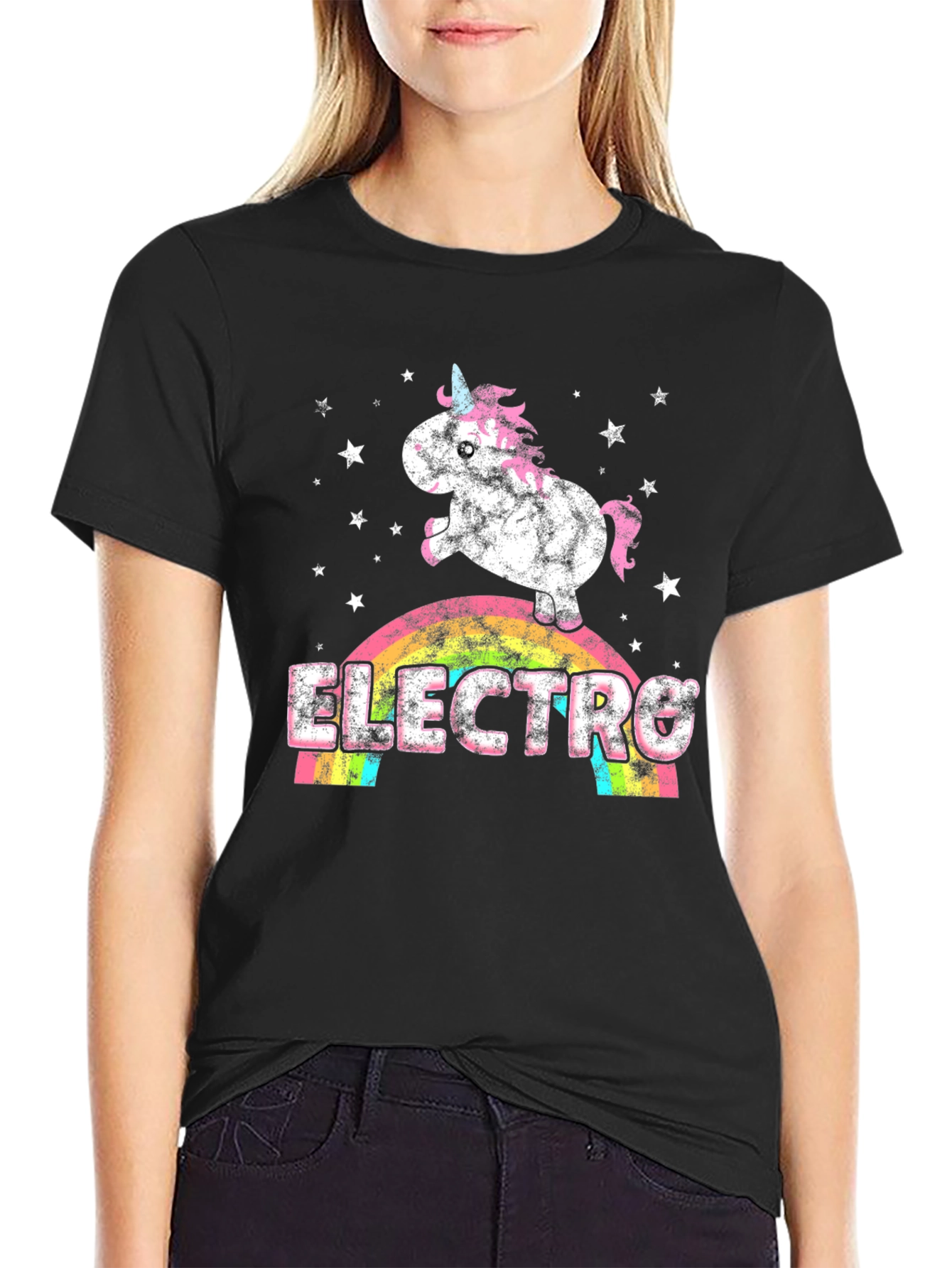 Electro Unicorn Rainbow T-Shirt