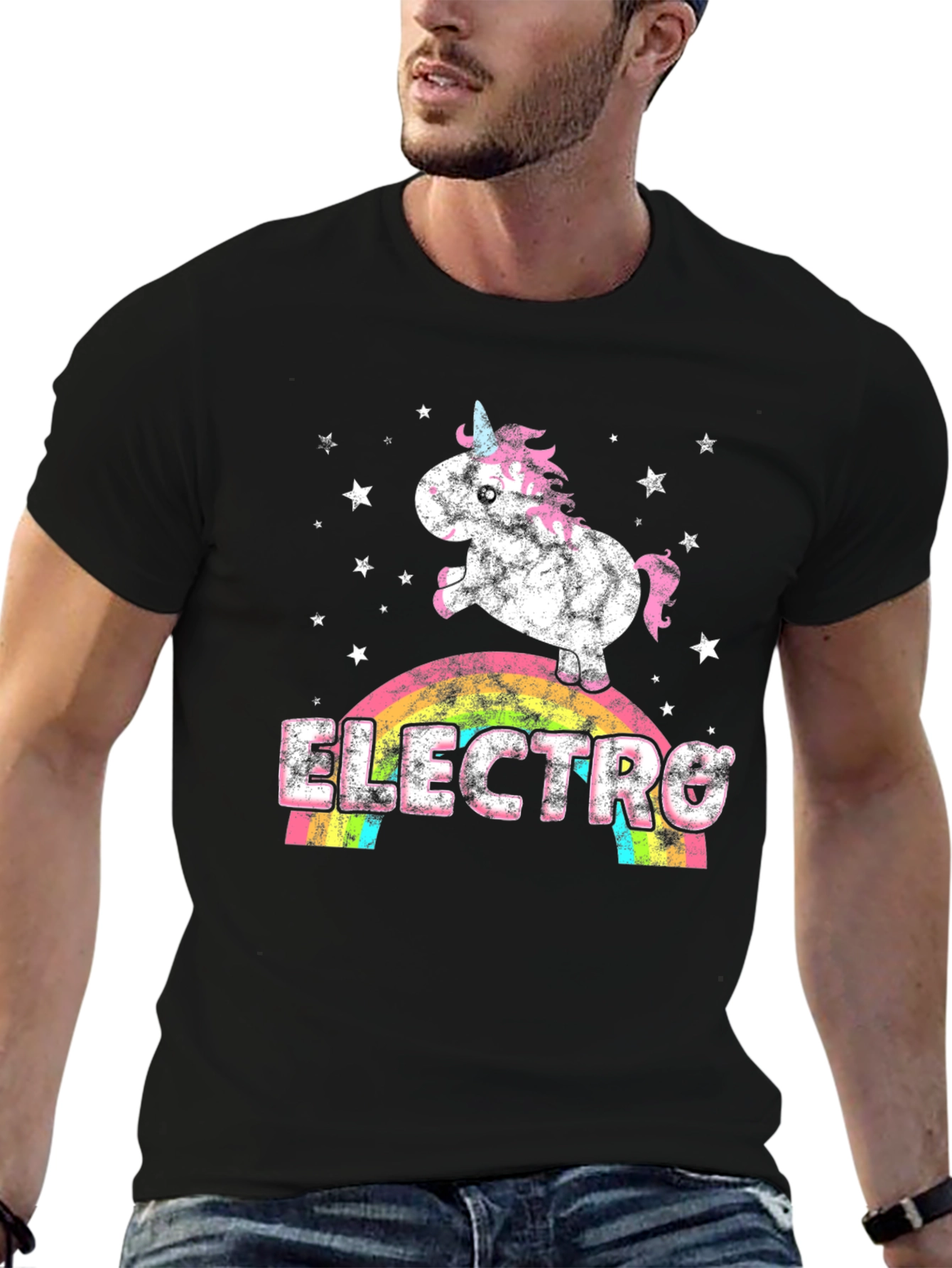 Electro Unicorn Rainbow T-Shirt