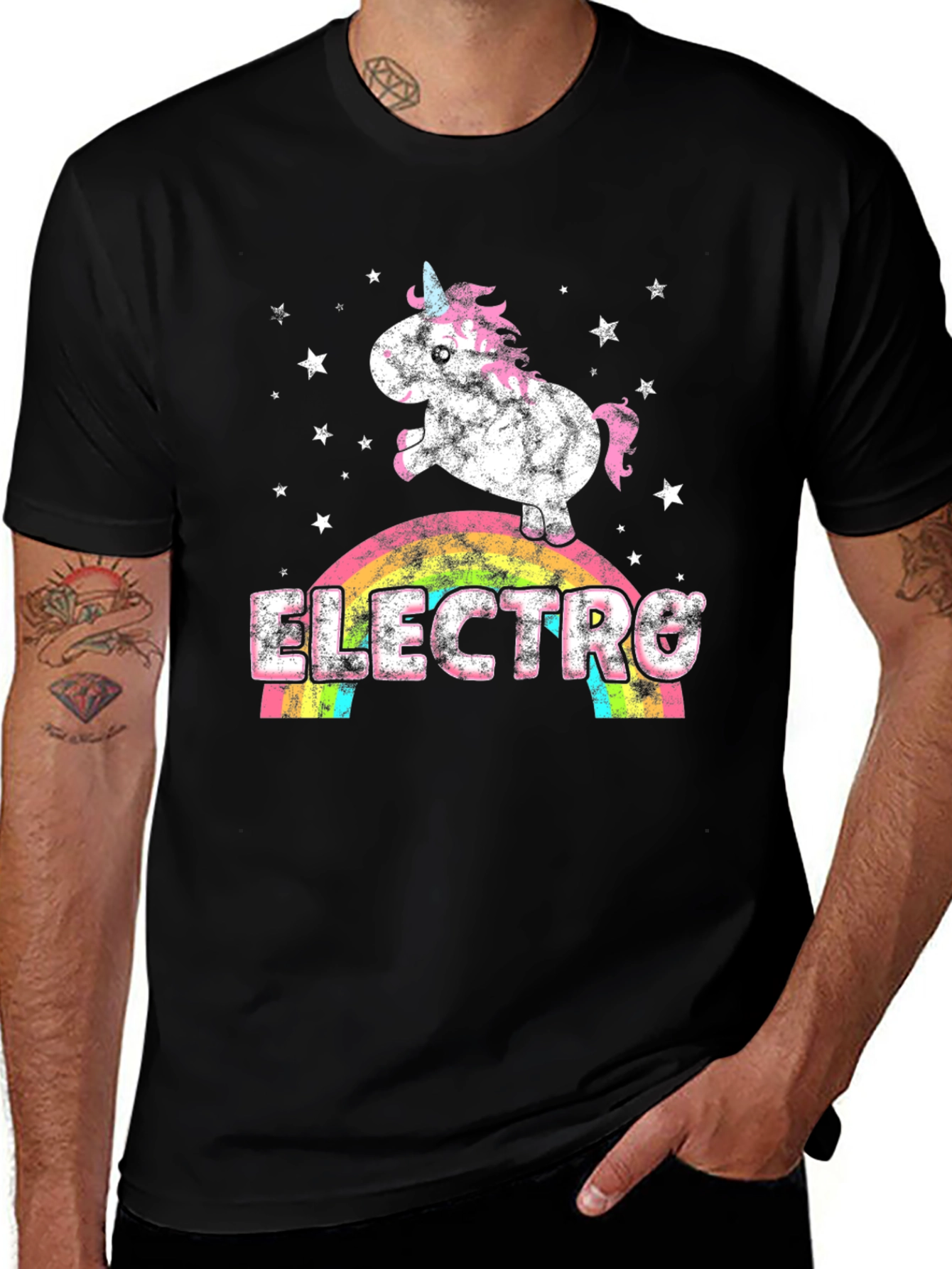Electro Unicorn Rainbow T-Shirt