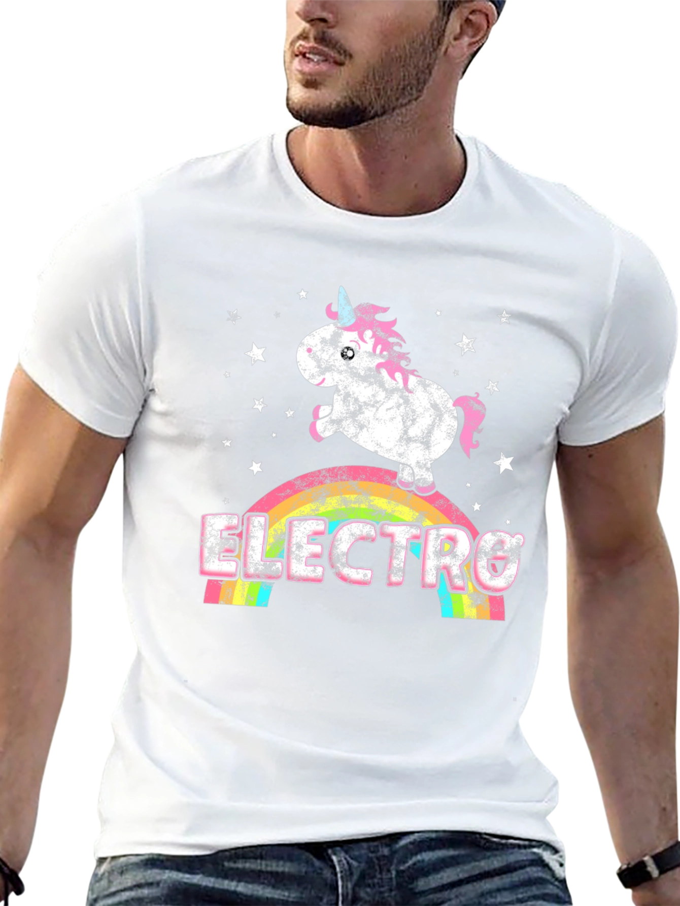 Electro Unicorn Rainbow T-Shirt