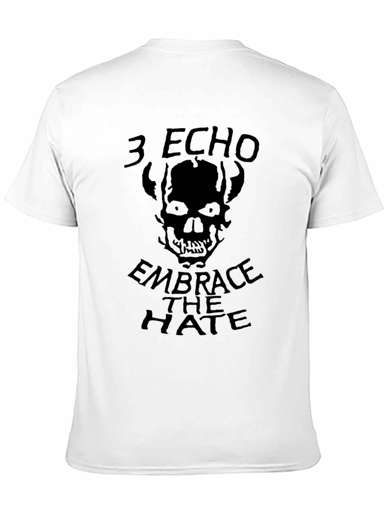3 Echo Embrace the Hate Black Graphic Tee