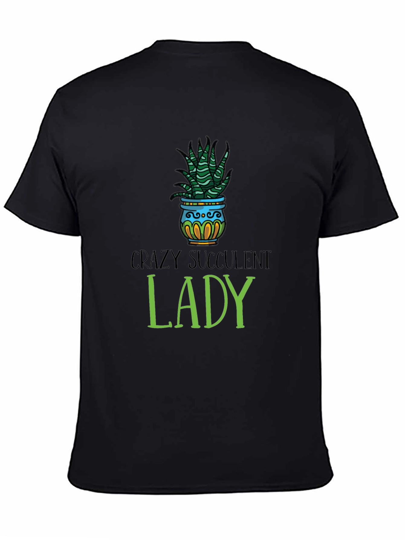 Crazy Succulent Lady T-Shirt - Unisex Graphic Tee
