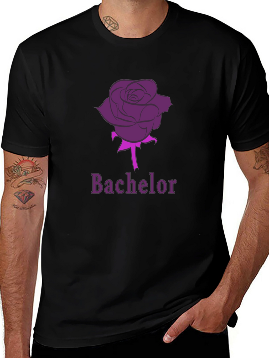 Bachelor Rose Graphic T-Shirt