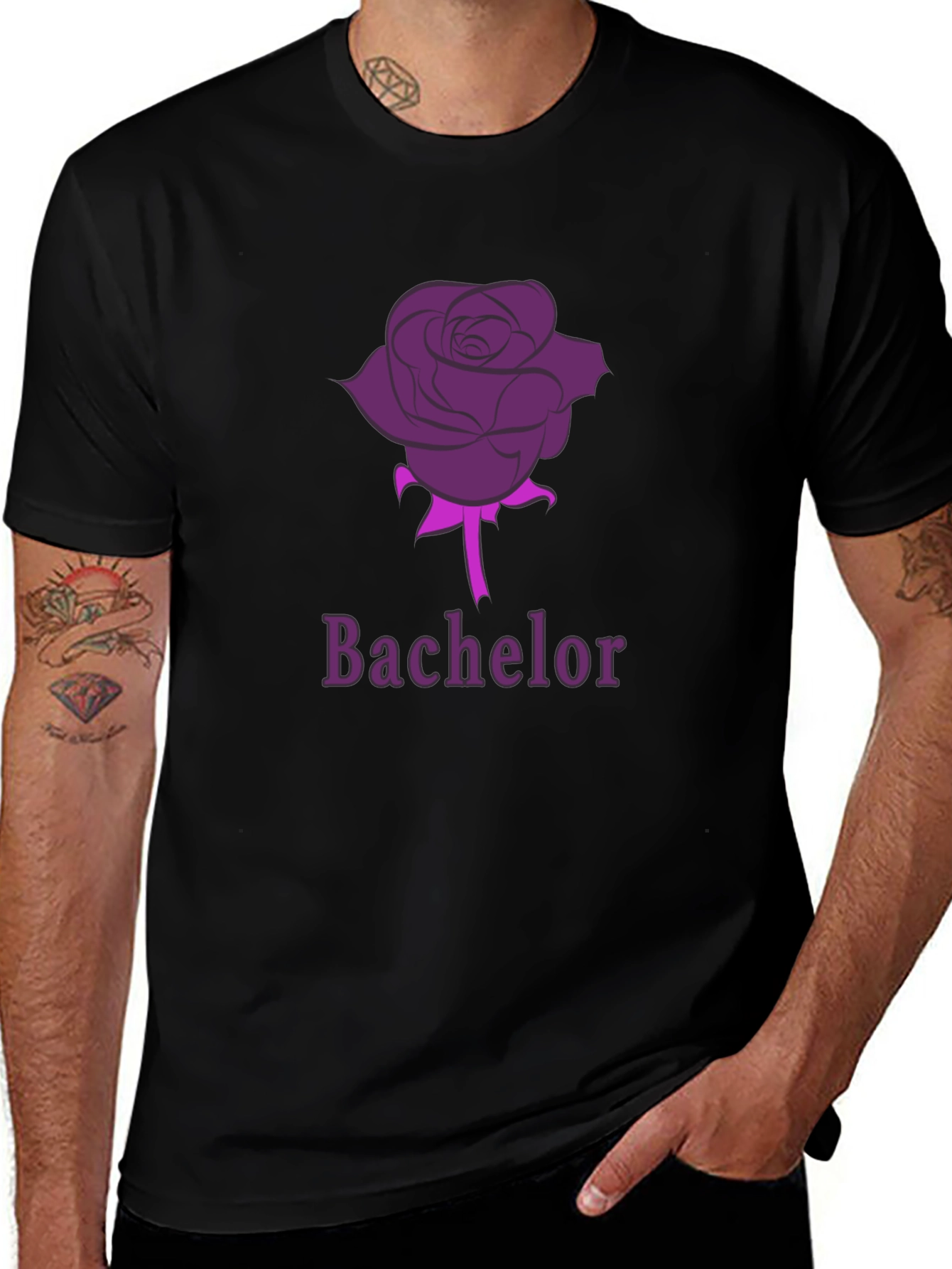 Bachelor Rose Graphic T-Shirt