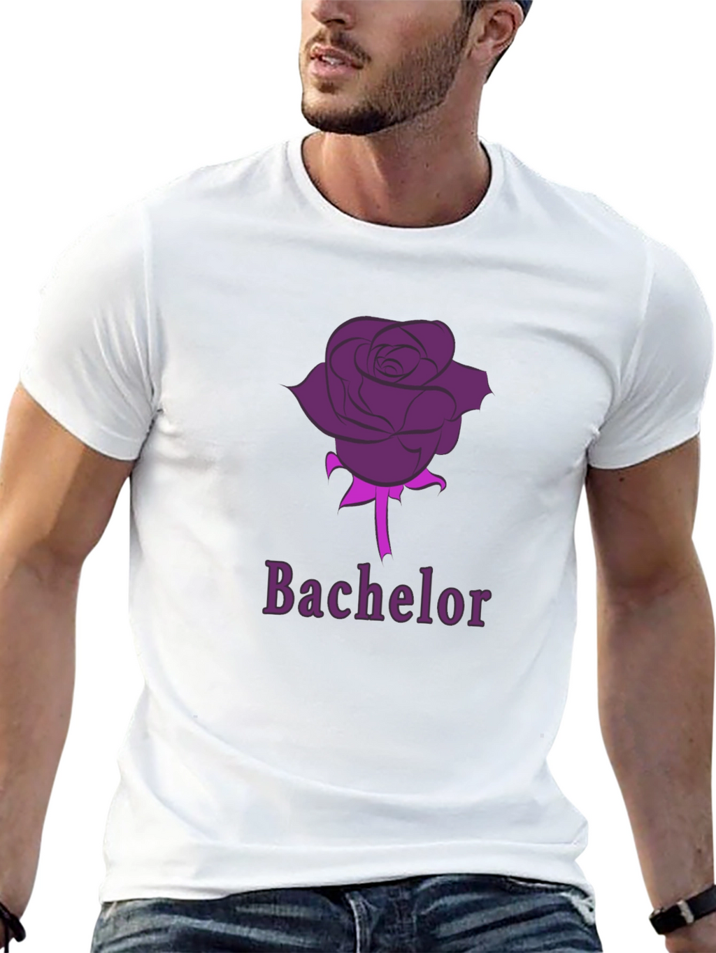 Bachelor Rose Graphic T-Shirt