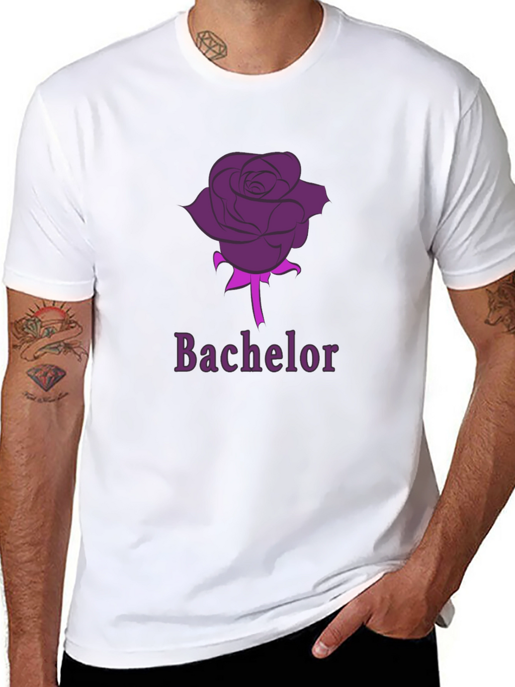 Bachelor Rose Graphic T-Shirt