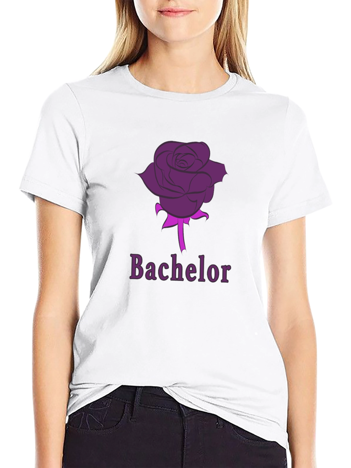 Bachelor Rose Graphic T-Shirt