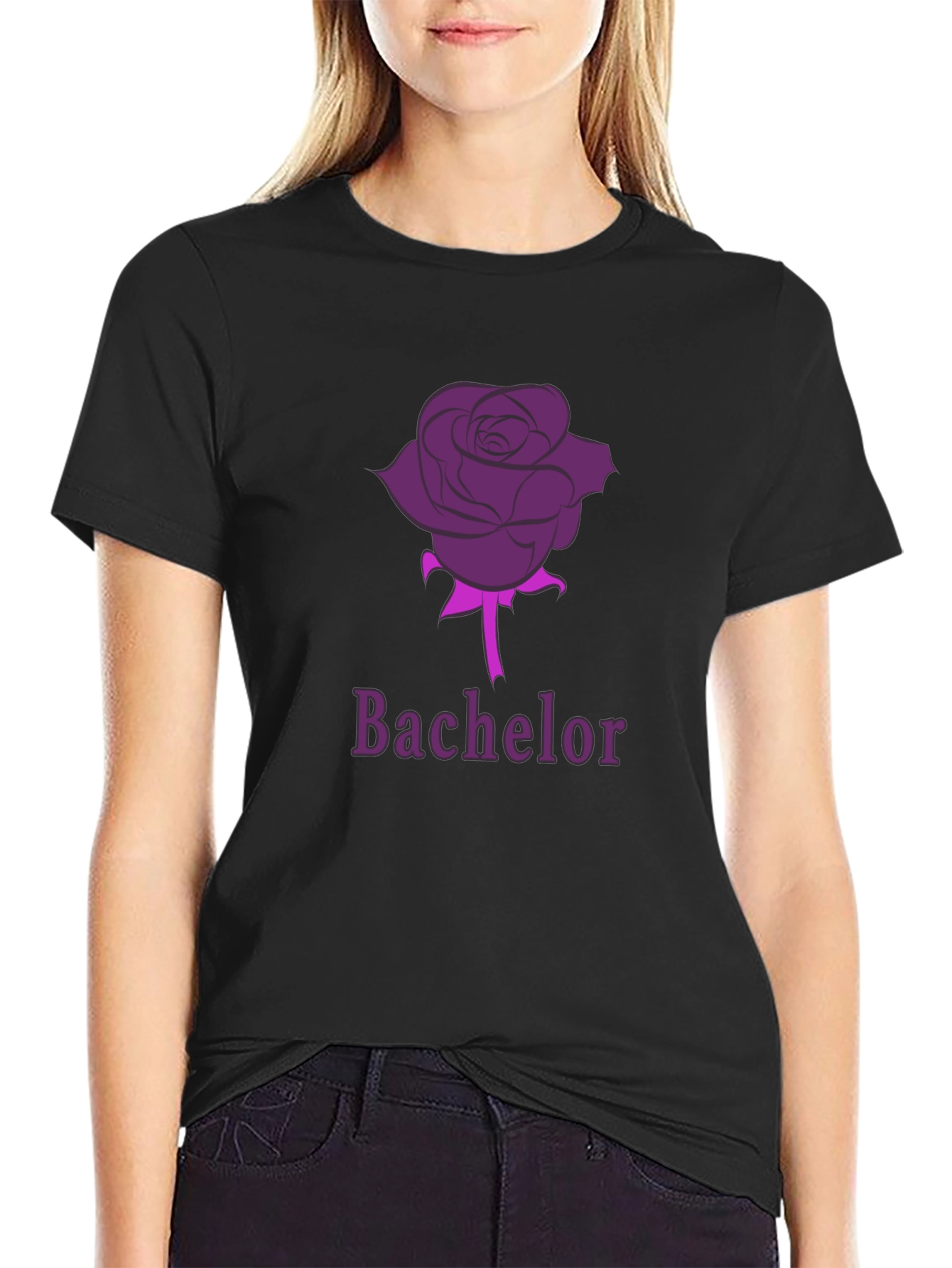 Bachelor Rose Graphic T-Shirt