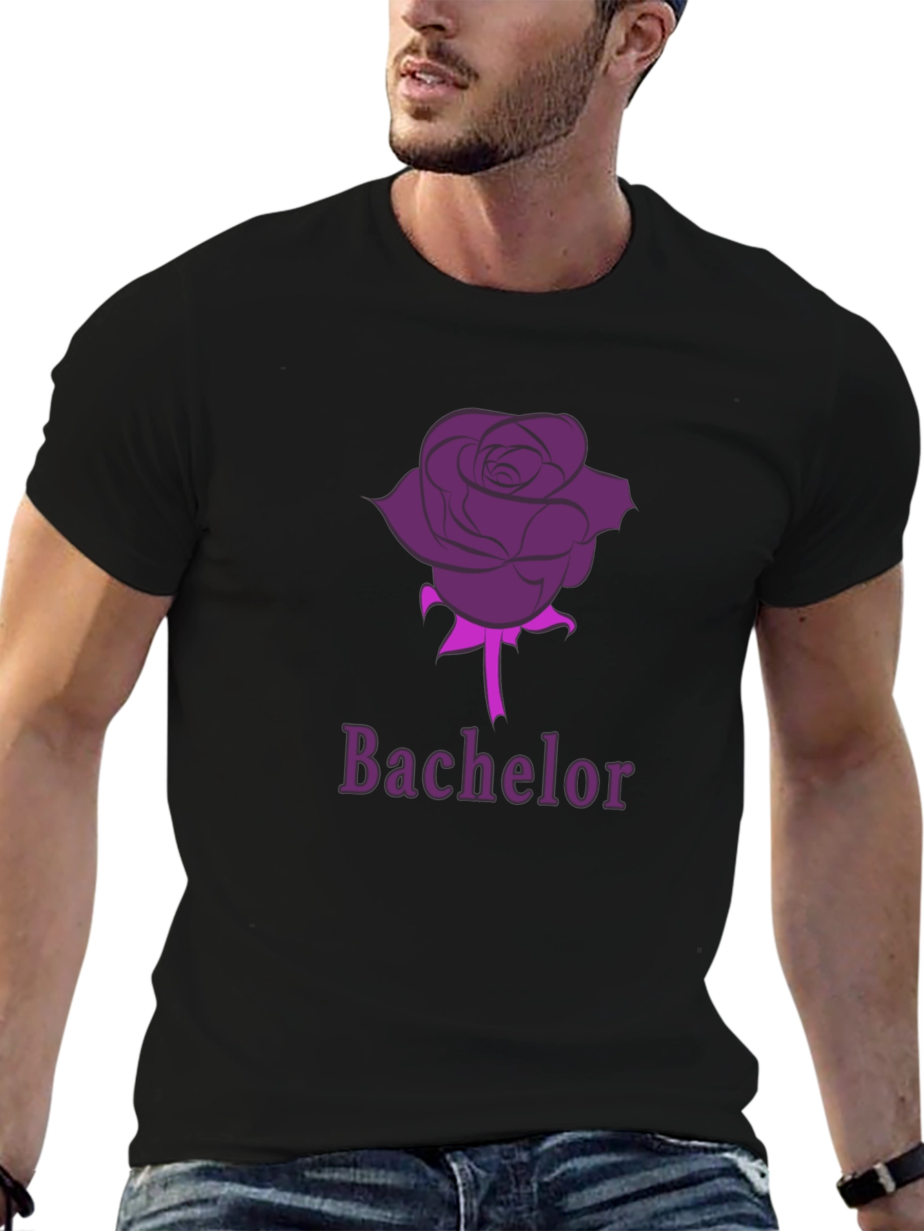 Bachelor Rose Graphic T-Shirt