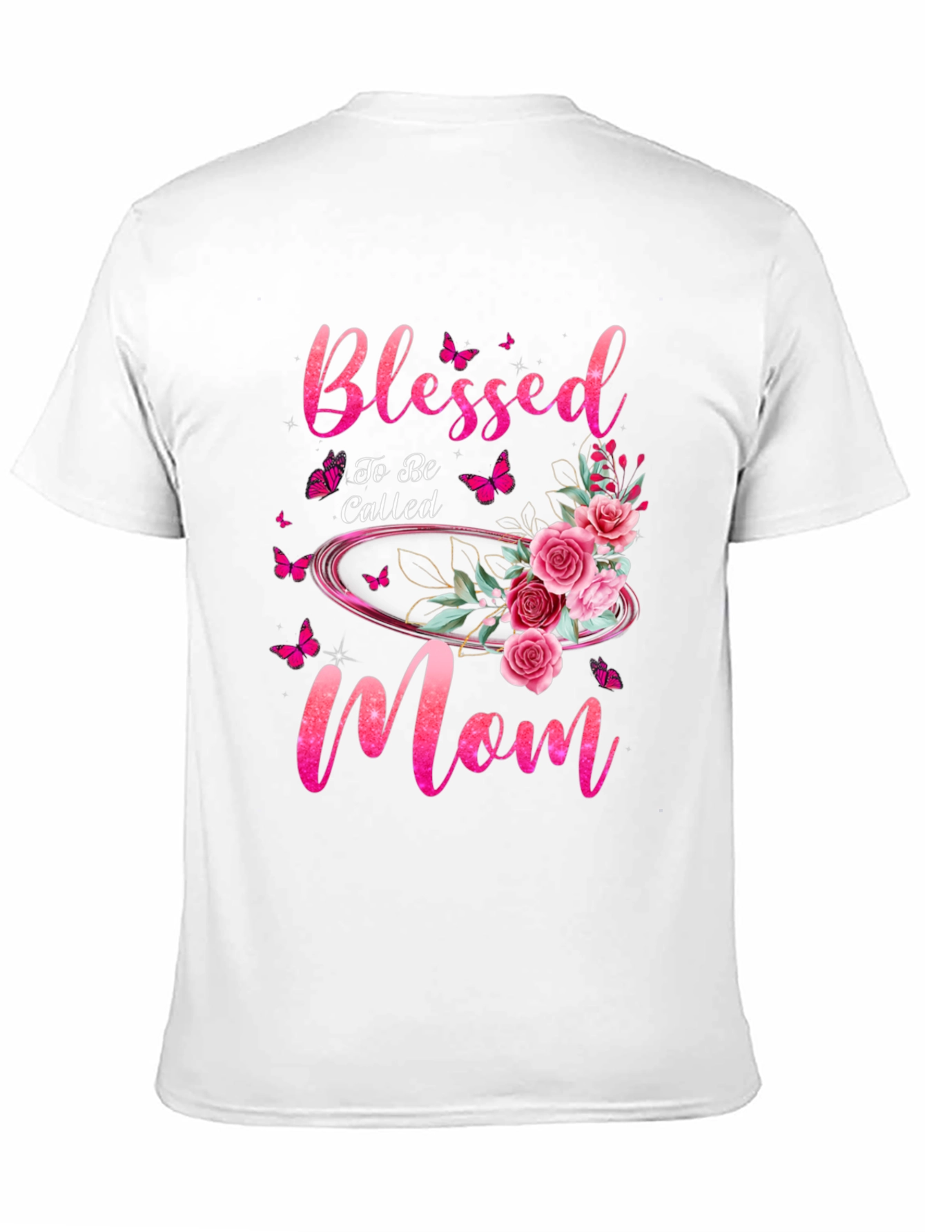 Blessed Mom Floral T-Shirt