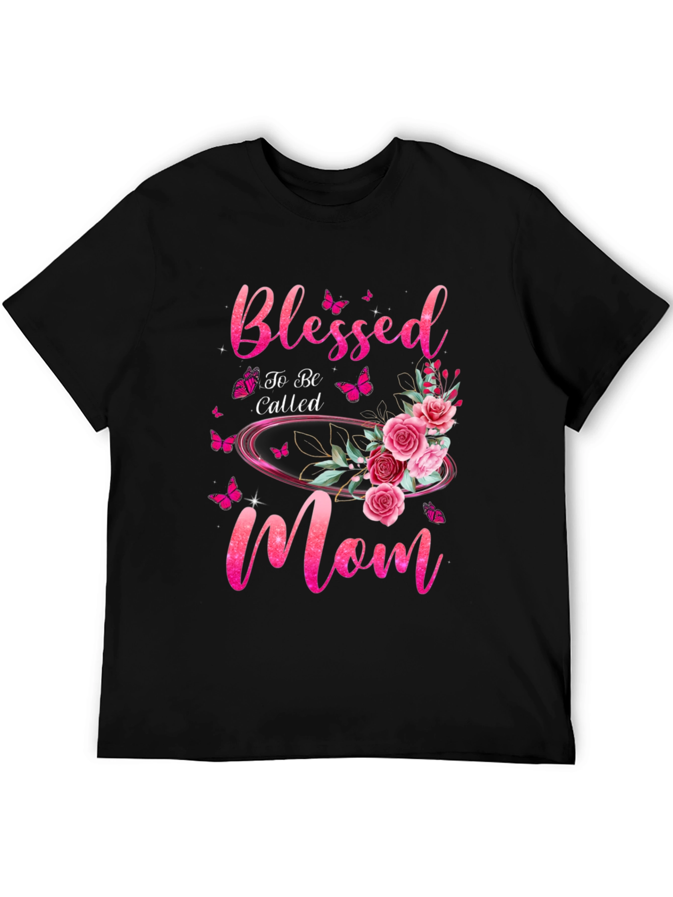 Blessed Mom Floral T-Shirt