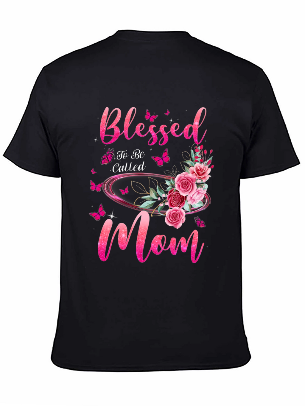 Blessed Mom Floral T-Shirt