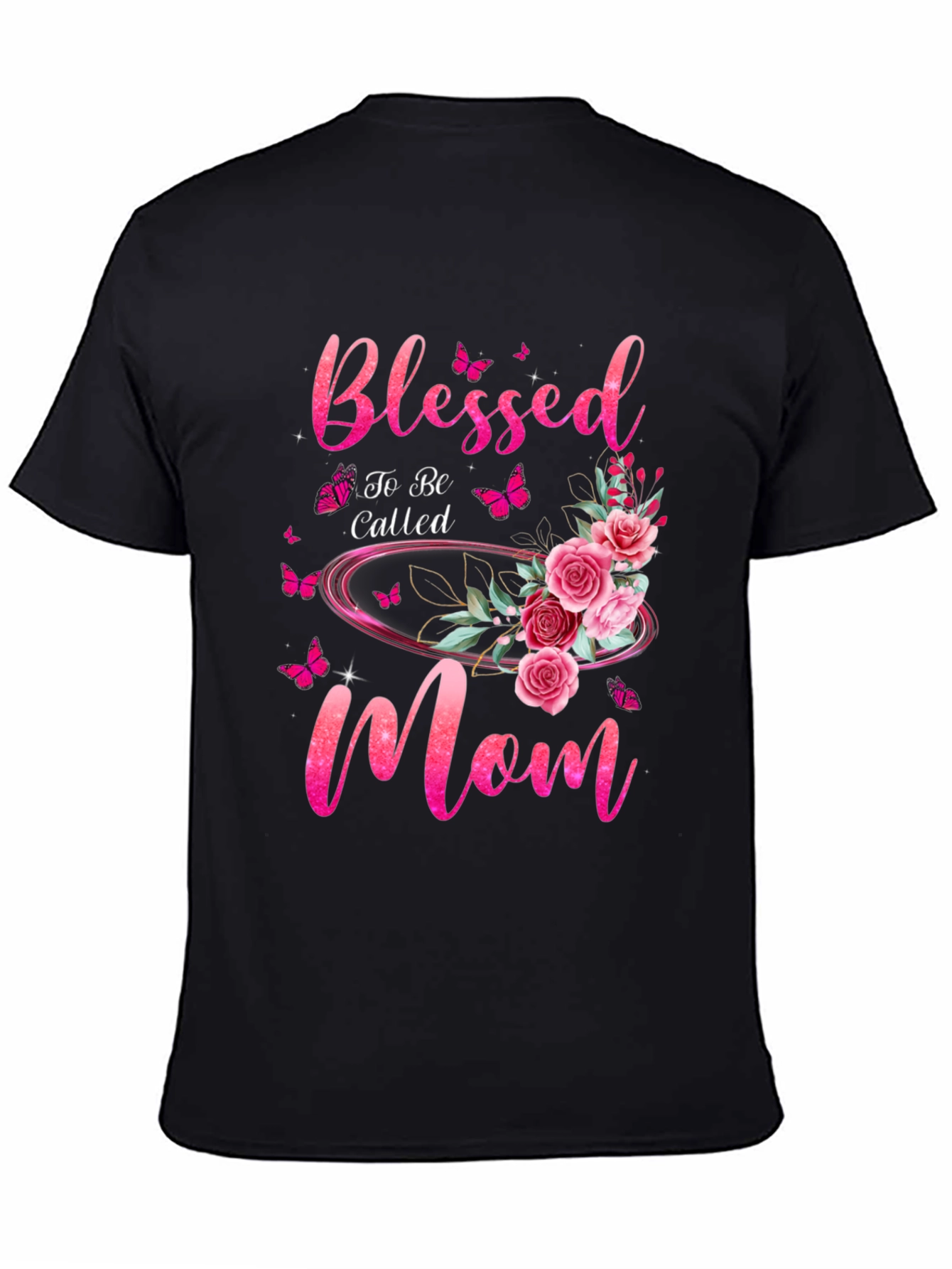 Blessed Mom Floral T-Shirt