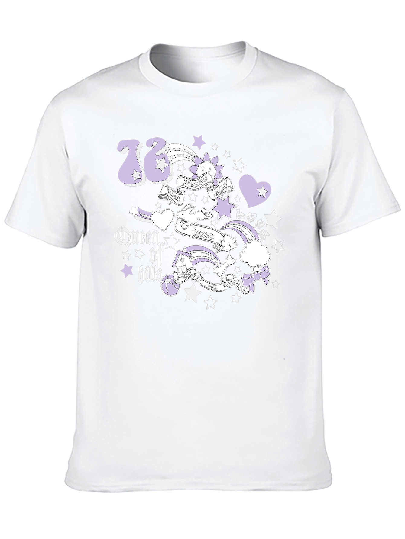 Queen of Hills Graphic Tee - Black