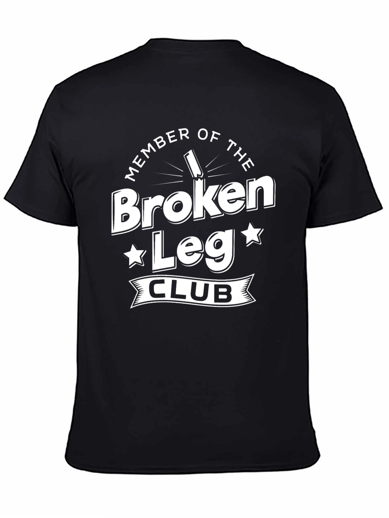 Broken Leg Club T-Shirt - Funny Recovery Tee