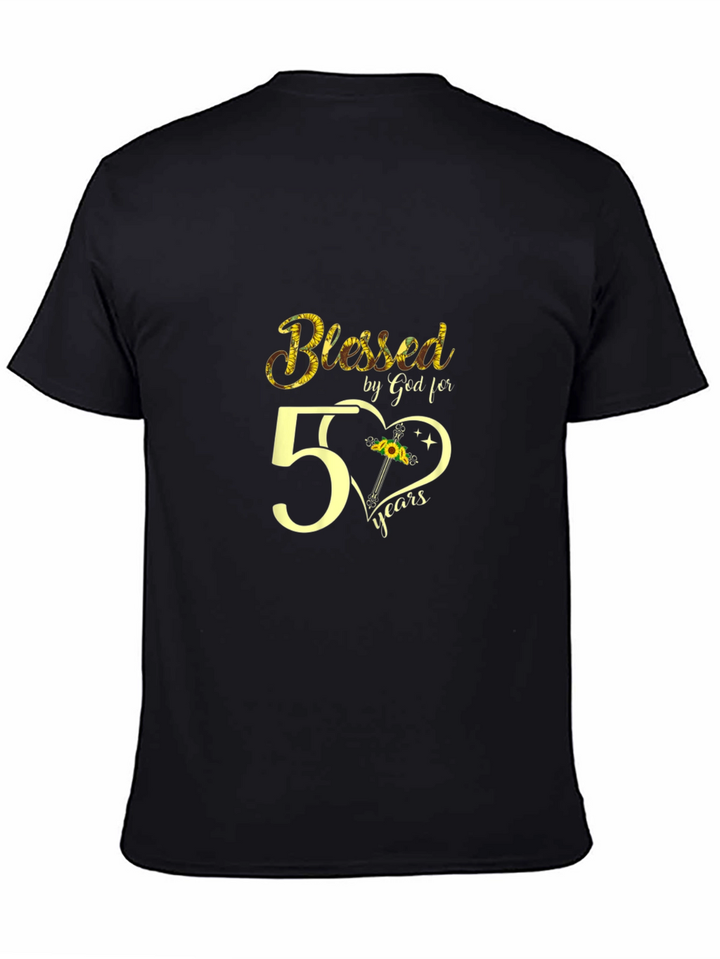 Blessed by God T-Shirt: 50th Birthday Gift